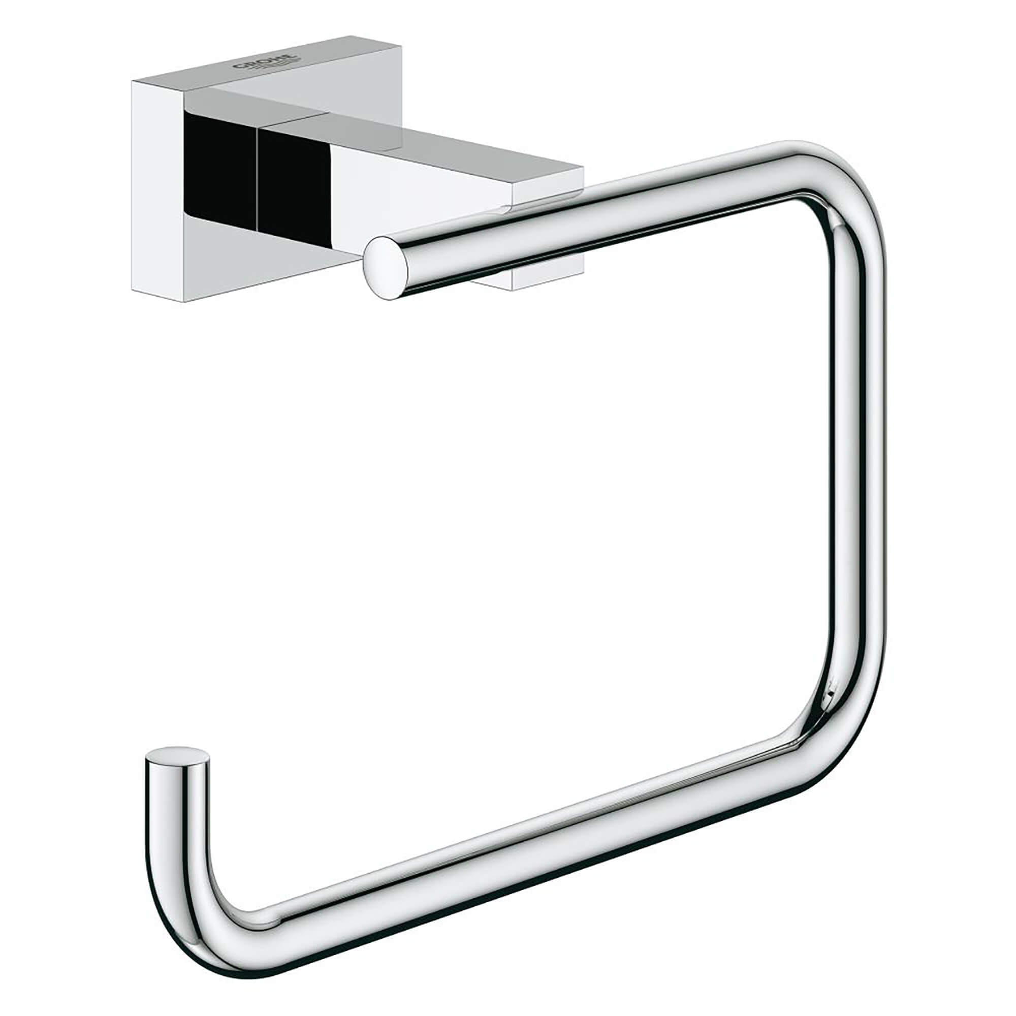 Essentials Cube Toilet Paper Holder GROHE CHROME